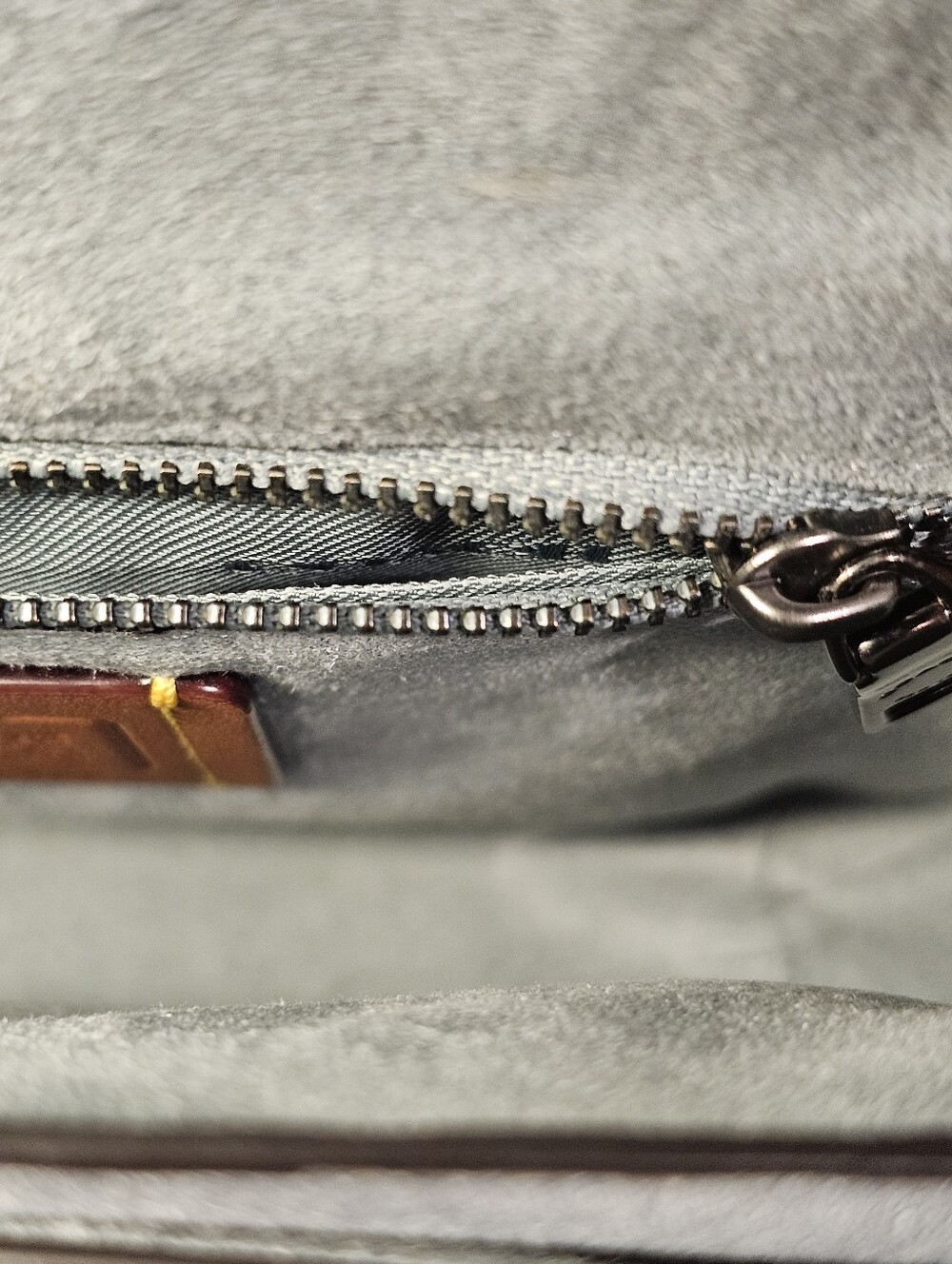 COACH The Beat Leather Saddle Crossbody Bag - Sage/Pewter - Picture 3 of 9